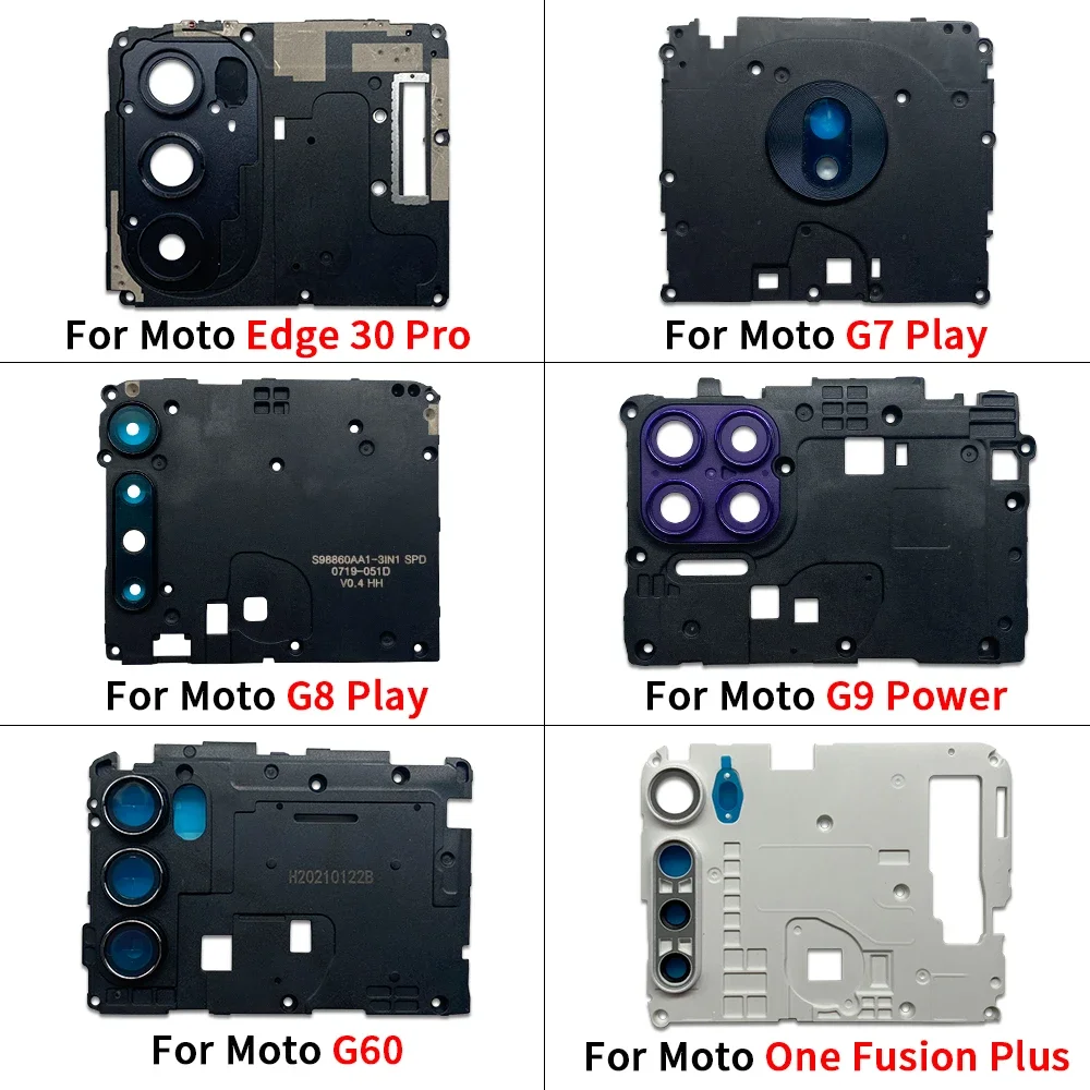 20개 도매 모토로라 엣지 30 프로 G7 G8 플레이 G9 파워 G60 원 퓨전 플러스용 메인보드 커버 좋은 교체 부품