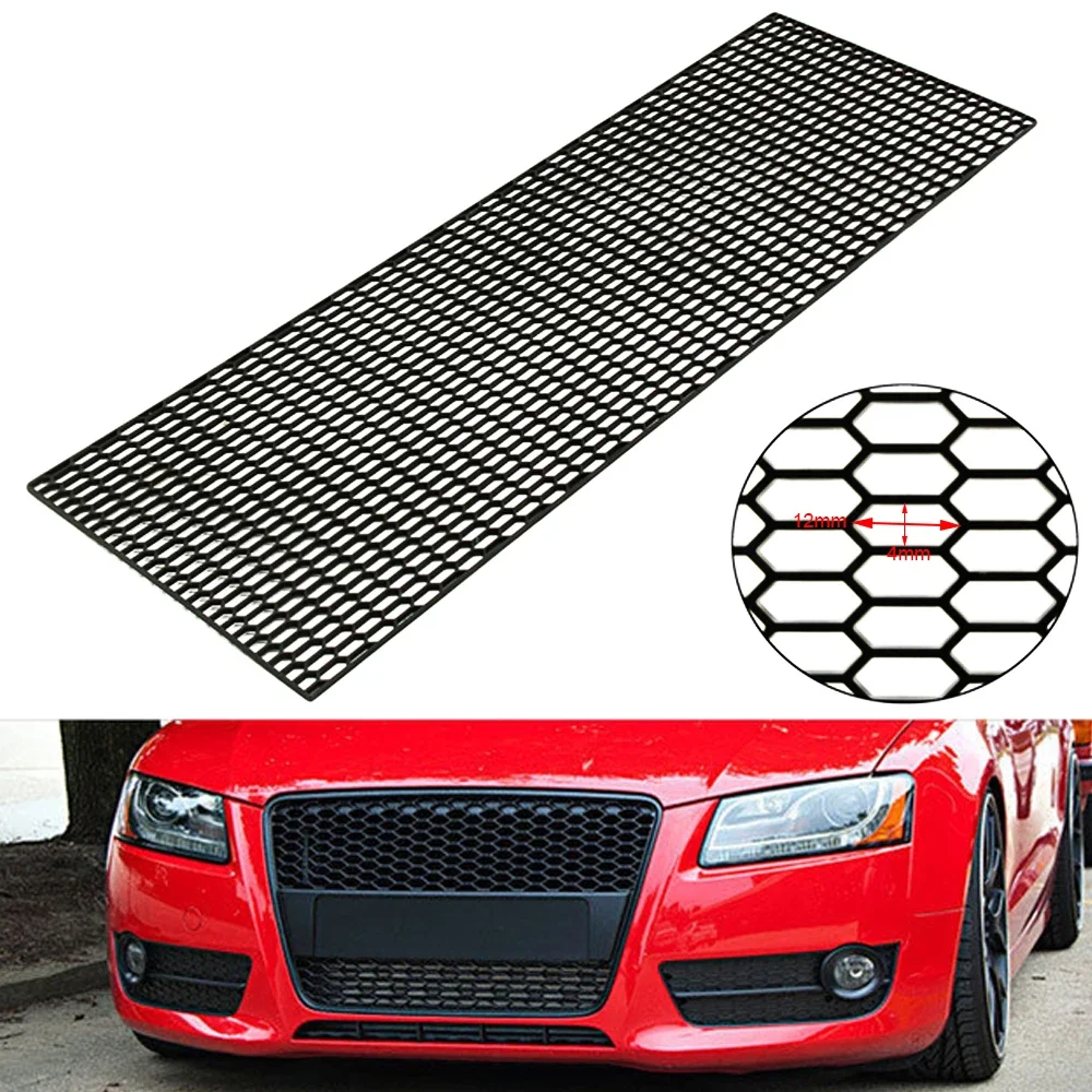 Front Bumper Air Intake Grille Mesh Cover For Mitsubishi Eclipse 2006-2011 - Black Stainless Steel (Style B)