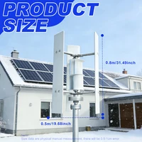Éolienne à axe vertical 3000W 3KW 12V 24V 48V, générateur éolien certifié CE, énergie gratuite, démarrage à basse vitesse, hors réseau pour usage domestique 2