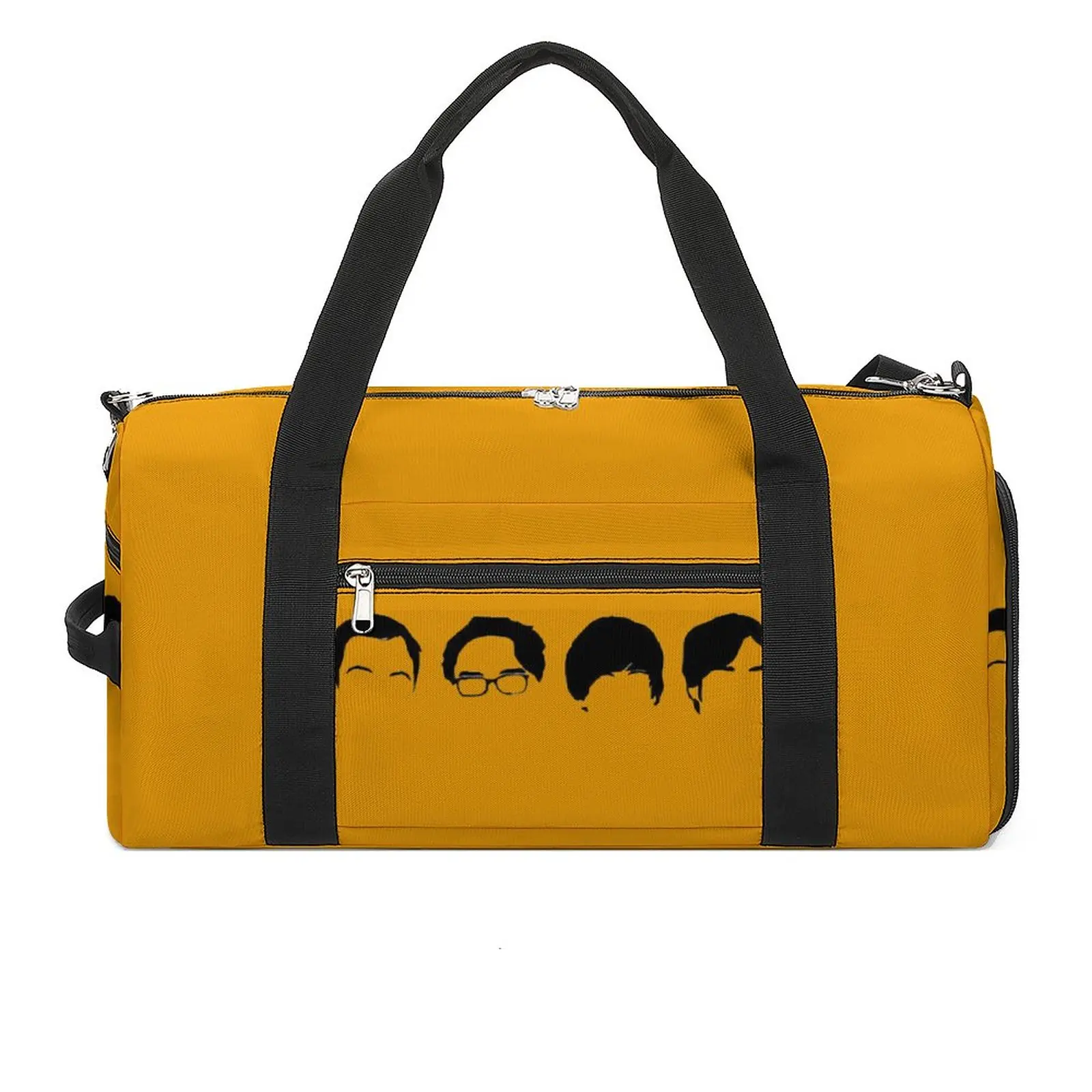 

TV Show TBBT Gym Bag Simple Line Drawing Weekend Sports Bags Large Travel Custom Handbag Cute Fitness Bag For Men Women