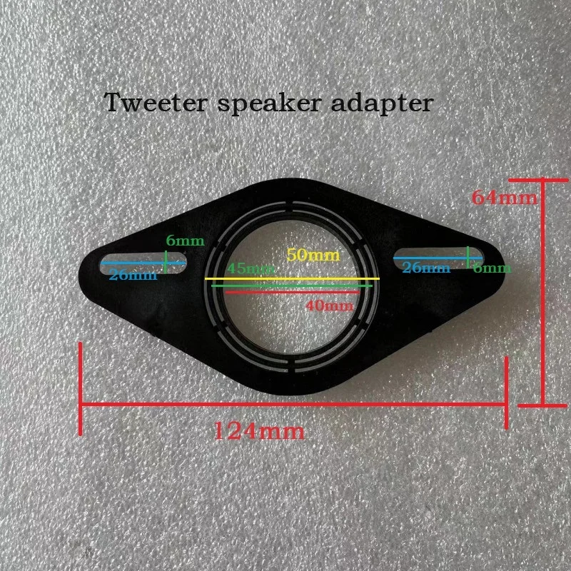 Car Rear Trunk Speaker Horn Mat Mount Adapter Plates Bracket Ring 6*9 inch car siren horn stereo speaker tweeter waterproof horn motorcycle horn air raid siren horn car air horn audio speakers kit midrange speakers midrange horn audio speaker adapter air cheering horn for toyota CAMRY corolla PRADO