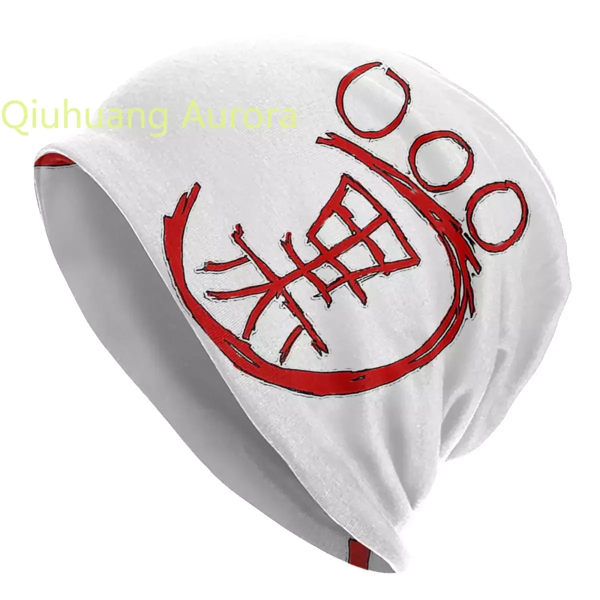 

Шапка-бини вязаная унисекс, с логотипом