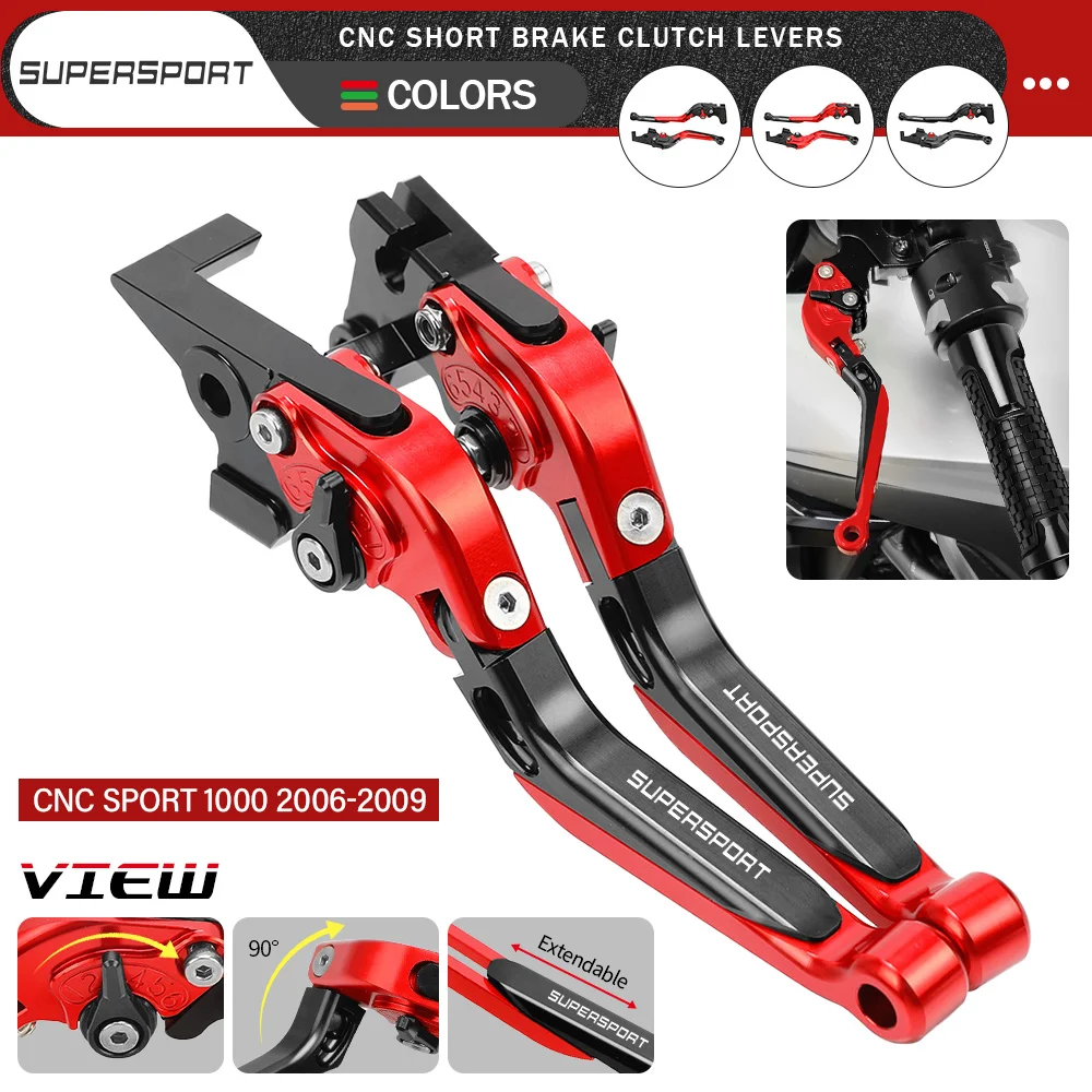 

CNC For DUCATI SPORT 1000 2006 2007 2008 2009 Motorcycle Accessories Folding Adjustable Brake Clutch Levers Hand Brakes