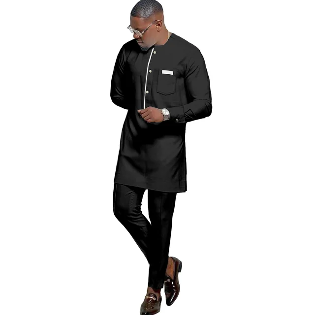 Balogun Long Sleeve Dashiki Outfit - Image 6