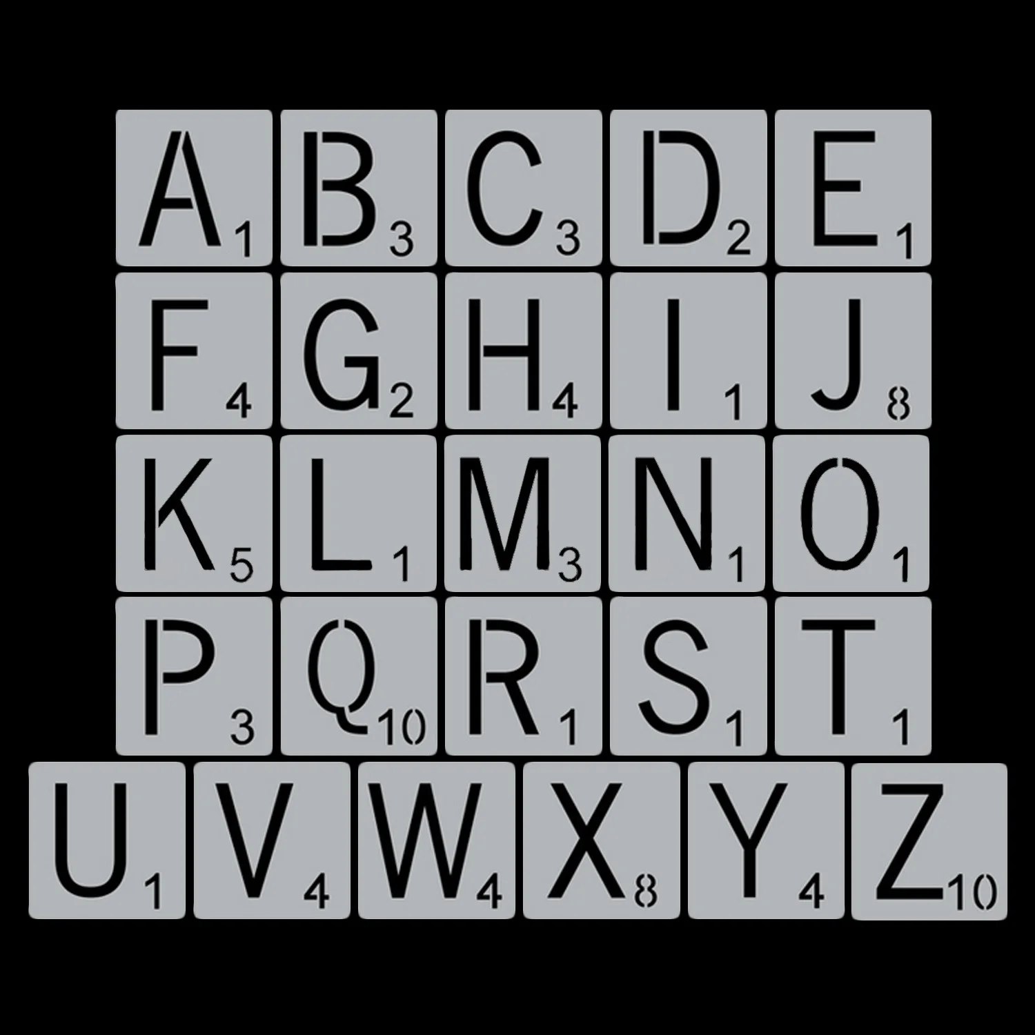 26PCS Reusable Scrabble Letters Alphabets Stencils Drawing Painting Templates for DIY Craft Home Wall Decoration 4x4inch - AliExpress 26pcs-reusable-scrabble-letters-alphabets-stencils-drawing-painting-templates-for-diy-craft-home-wall-decoration-4x4inch-aliexpress