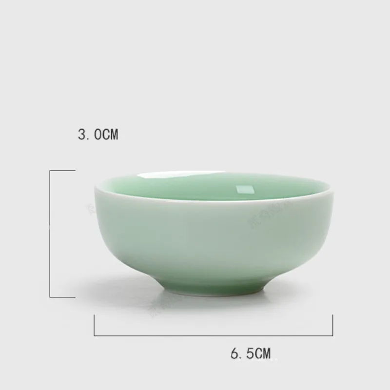Chinese Tea Cups Porcelain Celadon Fish Teacup Set Loose Leaf Teapot Drinkware Oolong Tea Ceramic China Kung Fu Sets