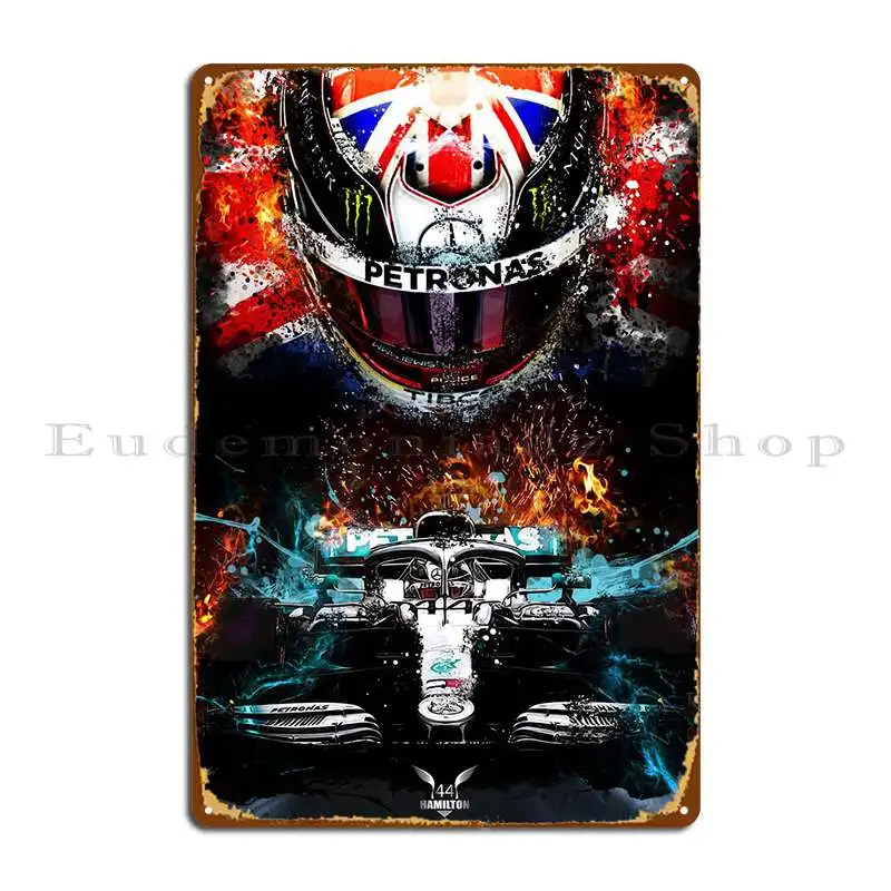 Lewis Hamilton 2 Targa In Metallo Poster Soggiorno Cinema Vintage Pub Design Tin Sign Poster