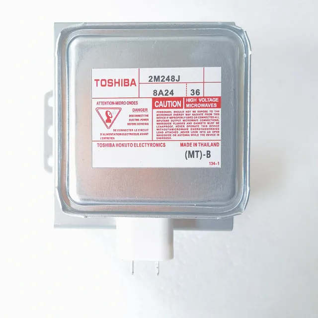 Nouveau pour TOSHIBA refroidi par air industrie four à micro-ondes magnétron 2M248J 1000W accessoires de four à micro-ondes 1