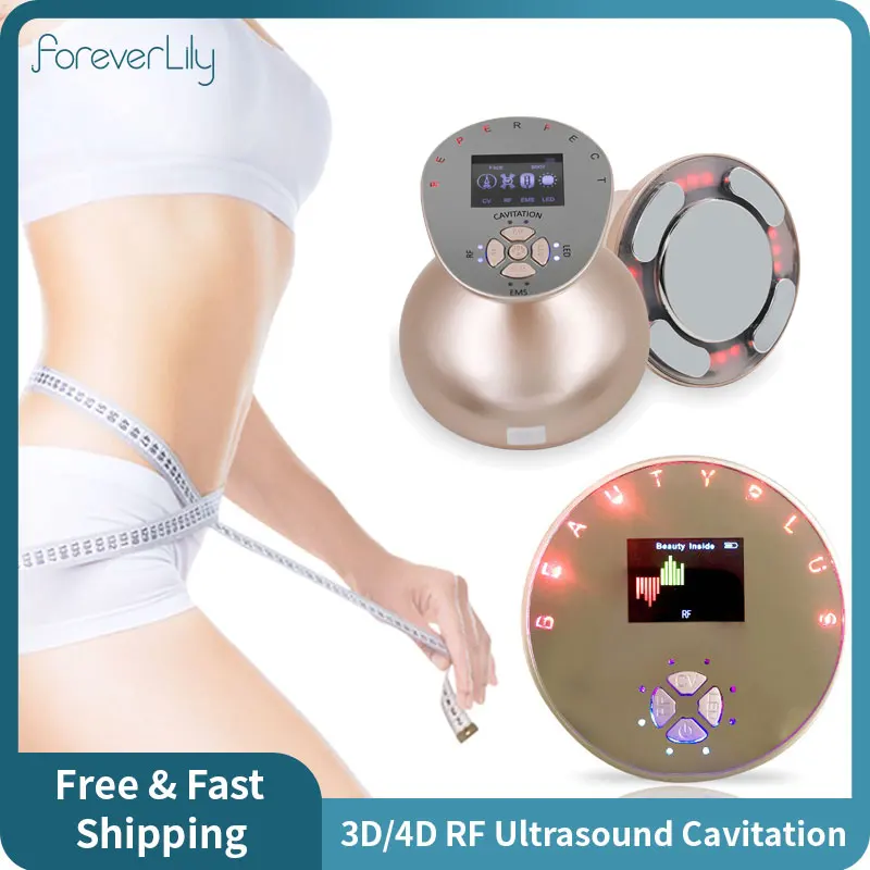 3d Body Shaping Fat Burner Rf Ultrasound Cavitation Slimming Firming