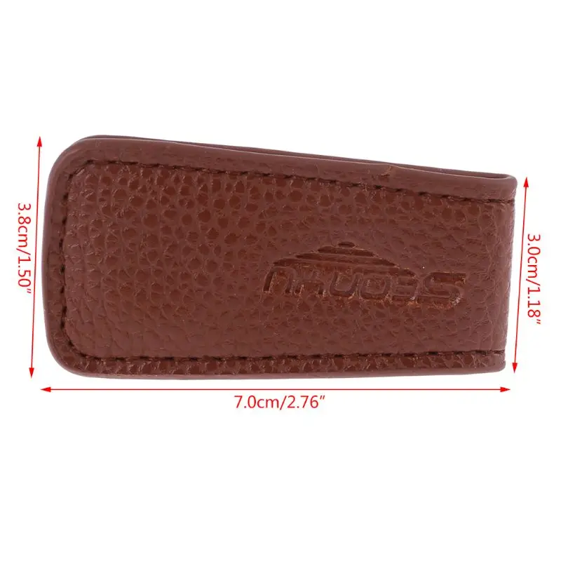 D46D PU Leather Magnetic Money Clip Pocket Wallet Minimalist Wallet Slim Wallet Credit Business Cards Holder for Travel 6