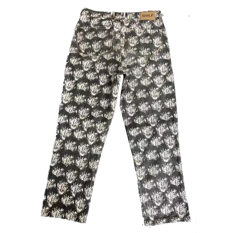 Golf Punk Face Cry Le Fleur Tyler The Creator FIND SOME TIME CREWNECK Casual Pants Straight Thicken New Novelty |
