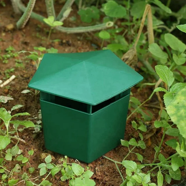 12 Darab Csigacsapdák Zöld Környezetbarátak, Hogy Elfogják A Meztelen Csigák Fogóját, Biztonságos Gyerekeknek És Háziállatoknak - Image 5