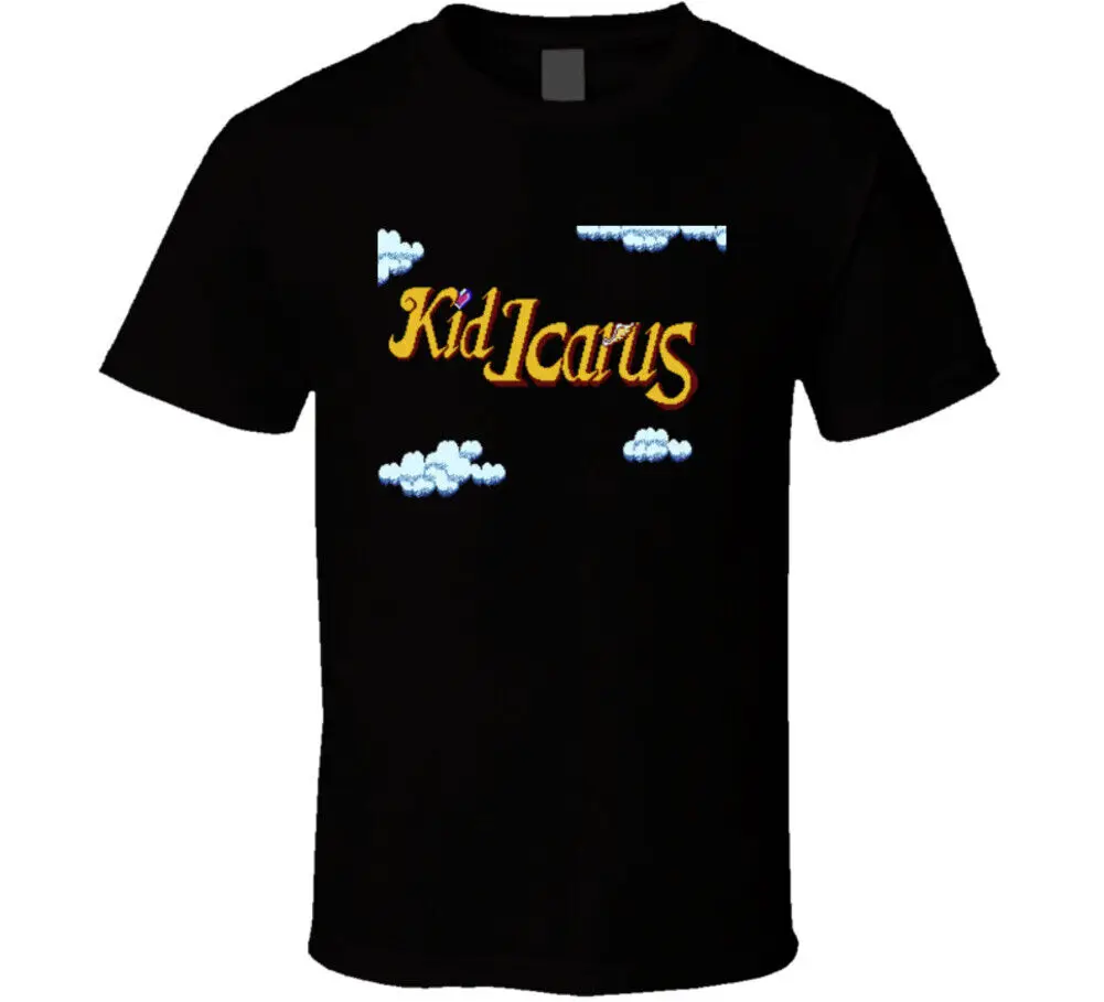 Maglietta Per Videogiochi Kid Icarus Nes Maniche Lunghe