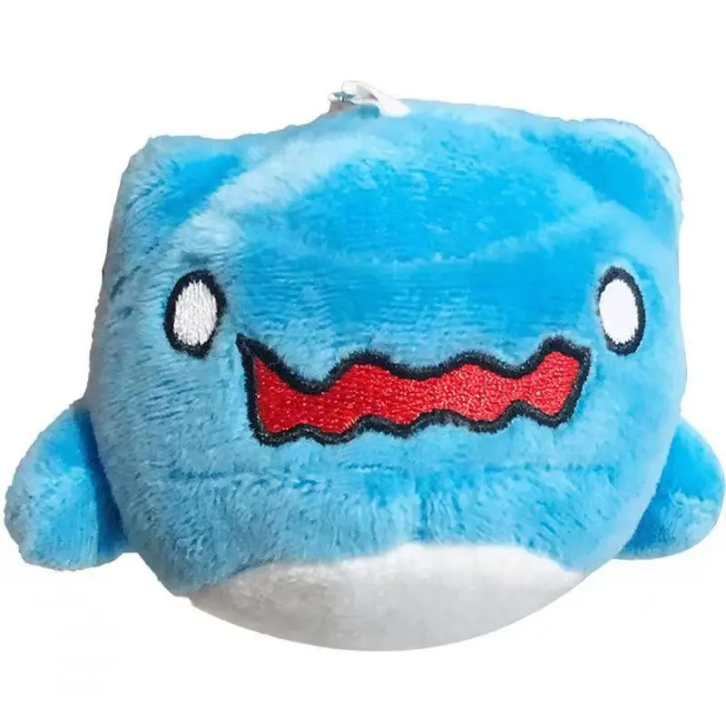 10cm Bugcat Capoo Plush pendants Anime Blue Cat Worm Cosplay Backpack decorative keychain children birthday present 4