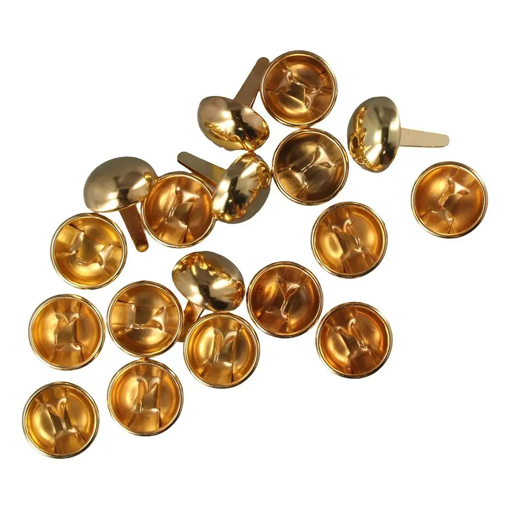 Metal Brass Fasteners Paper Fasteners for Crafts Gold 1000pcs Paper  Fastener 15MM Brads Paper Fasteners Document