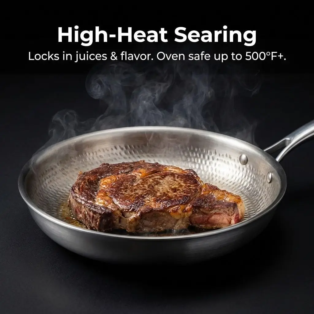 Titanium Frying Pan Set 5