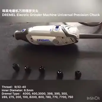 Grinder Mandrin Accessoire Court M8 X 0.75 Mandrin + Jeu De