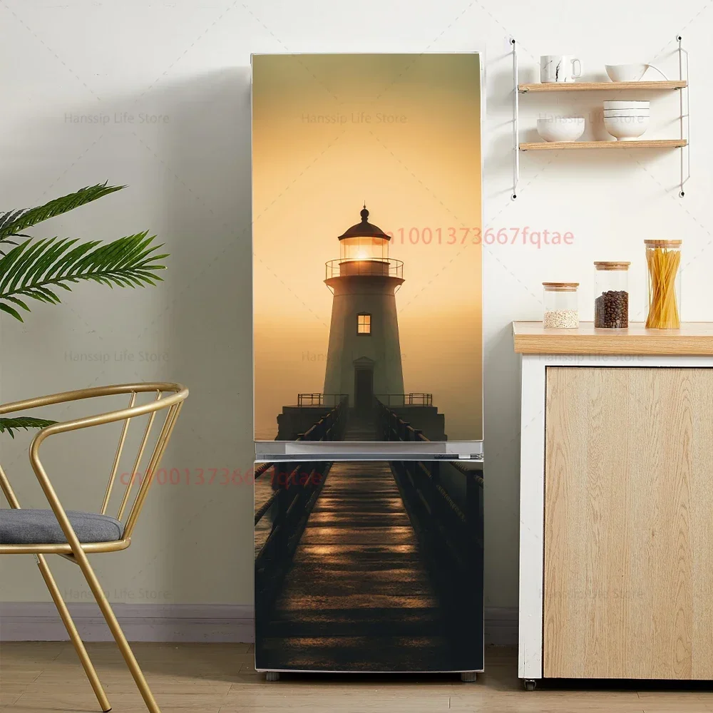 thumbnail image 1 of Calcomanías para puerta de refrigerador con estampado de frutas realistas en 3D, para despegar y pegar, impermeables, para puerta de refrigerador de cocina, 1 of 5