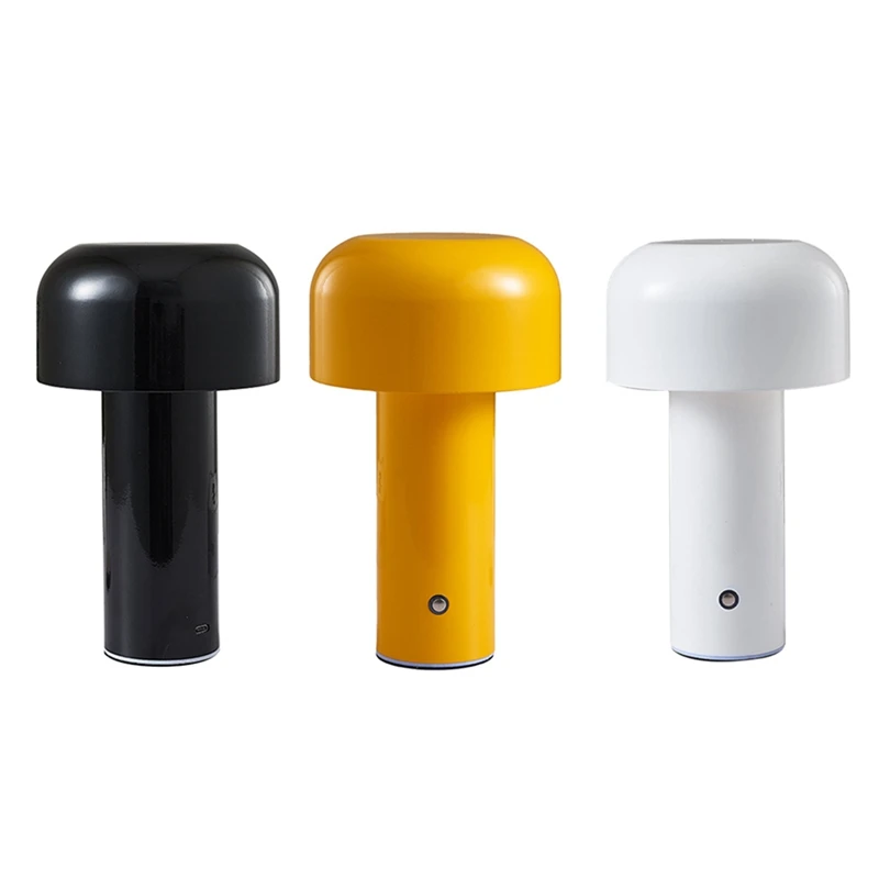 

Сенсорная настольная лампа в виде грибов, креативный Настольный декоративный светильник для спальни, бара, ночник с подзарядкой от USB