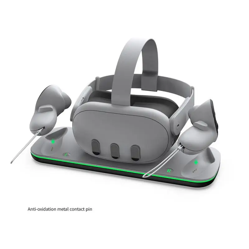 

Metaquest3 рукоятка для зарядки эргономичный дизайн Тип контакта Meta 3 Vr шлем для зарядки Metaquest3 Бытовая электроника