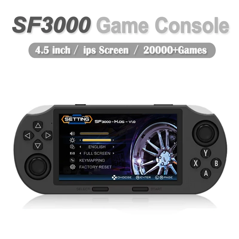 4.5 Inch IPS SF3000 Portable Handheld Game Console Retro
