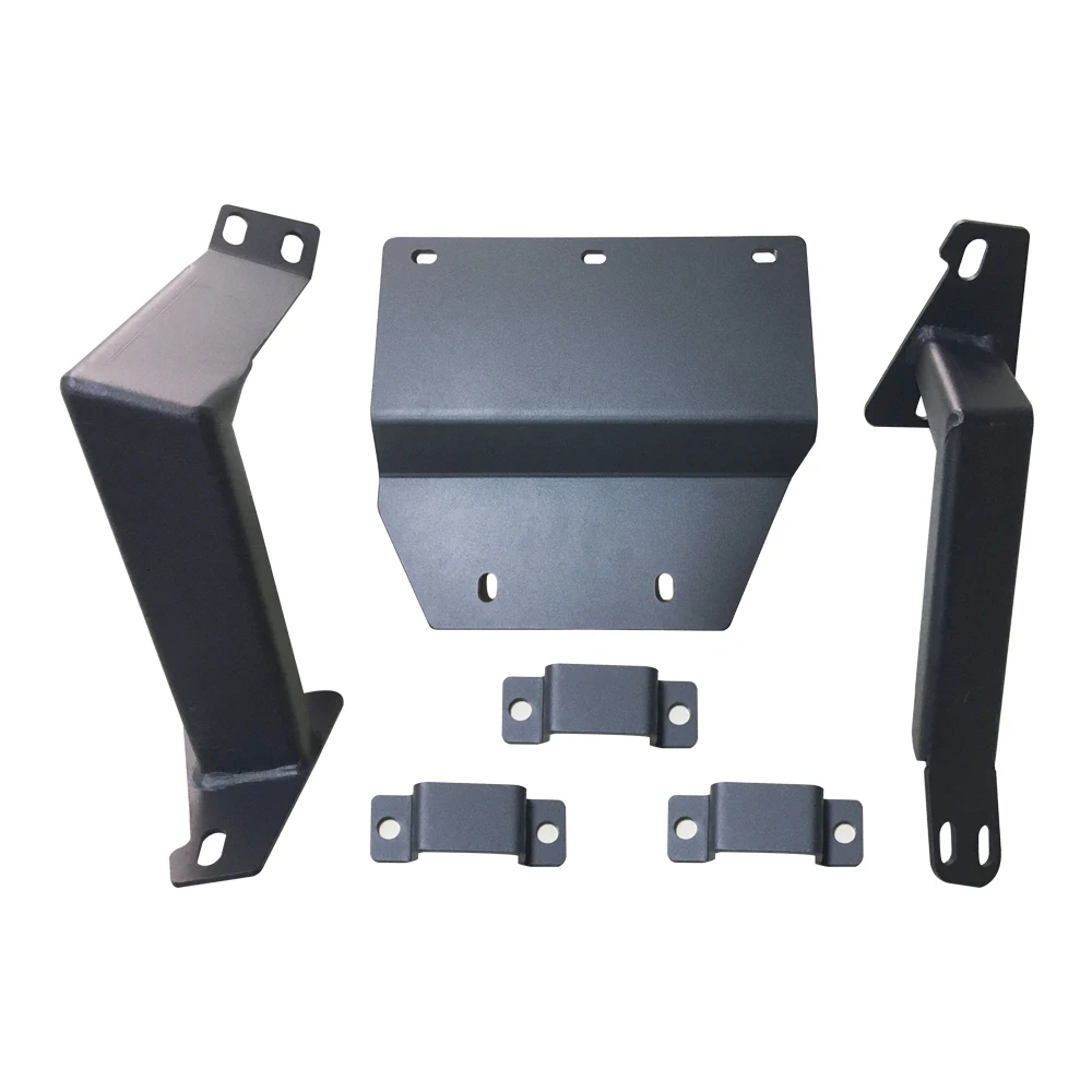 Shanghai Sanfu Car Accessories Fit For Jeep W rangler JL 18+ JL1112 4x4 Steel Chassis Guard Skid Plate Engine Guard Board
