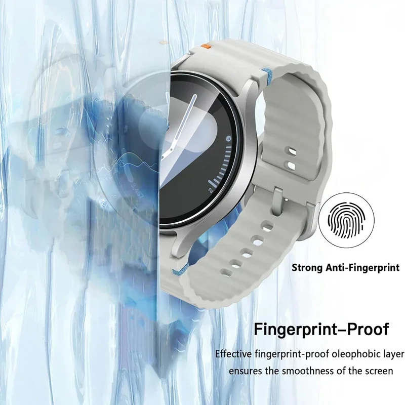 Tempered Glass Protective Film For Samsung Galaxy Watch 8/7/6/5/4 40mm 44mm Ultra 47mm 8-6 Classic Quick Pasting Kit