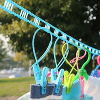 10m/8m/5m/3m Non-slip Windproof Hanger Outdoor Clothesline Travel Retractable Rope Washing Line Camping Drying Lines Home Gadget 2