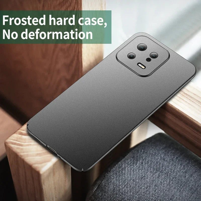 Ultra Slim Frosted Shockproof Case – Durable Hard Plastic Protection