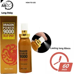 Delay Spray for Men To Extend Sex Time Anti Premature Ejaculation Fast Erection Long Lasting 60miuntes Climax Flirt Products