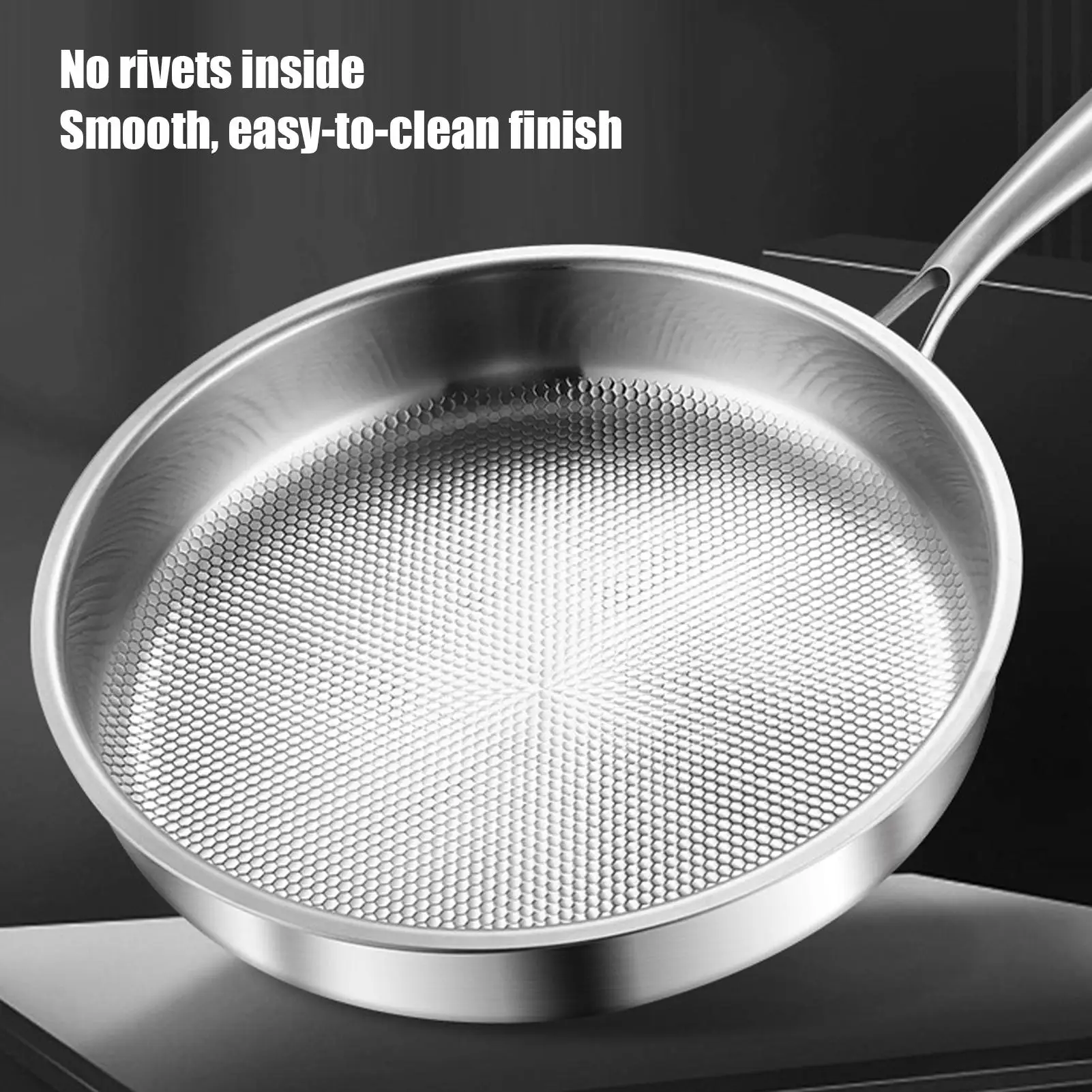 Titanium Stainless Frying Pan 5