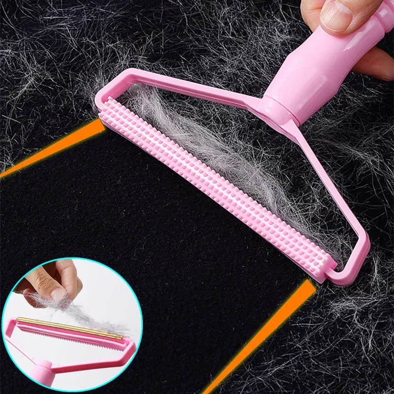 

Cat Brush Cat Hair Remover Clothes Wool Scraper Portable Pet Grooming Brush Sofa Fabric Cleaners Pet Hair Removal Cleaning Tools