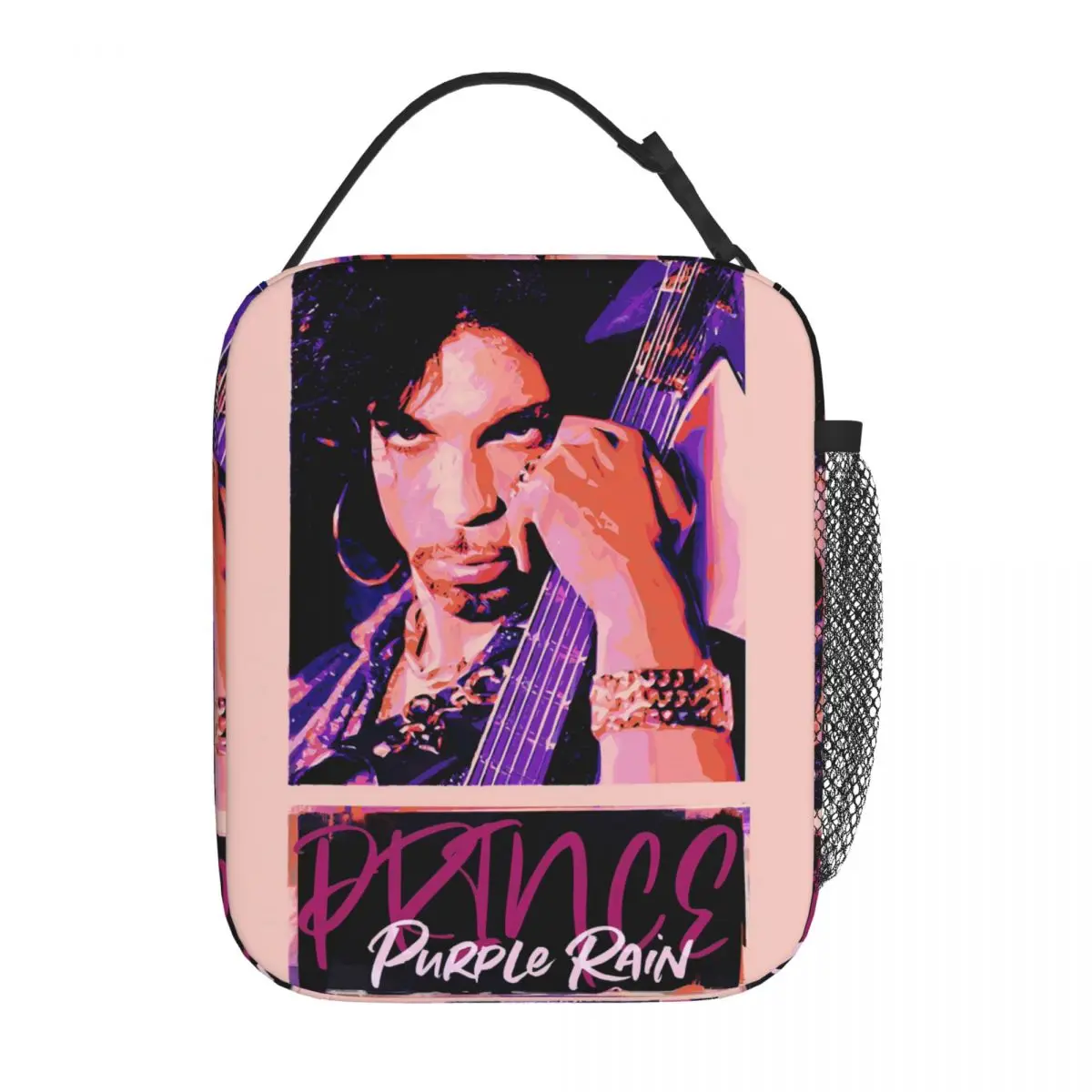 

Prince Purple Rain Thermal Insulated Lunch Bag Work The Artist Portable Bento Box Thermal Cooler Lunch Box