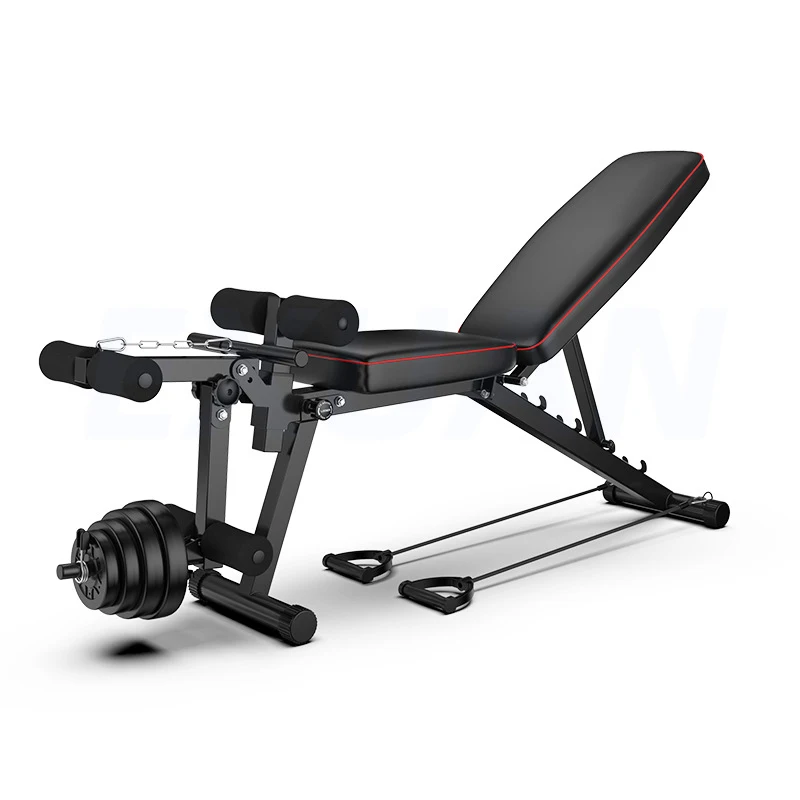 Multifunctional Dumbbell Bench Priest Bench Men's Exercise Sit-ups Home Fitness Equipment Bird Press Roman Chair