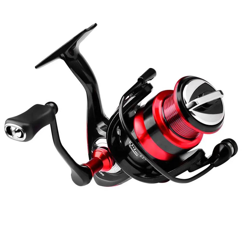 

3+1 BB Spinning Fishing Reels Ultralight Magnesium Body Fishing Wheel With Super Smooth 17.6LBs Carbon Fiber Drag Max