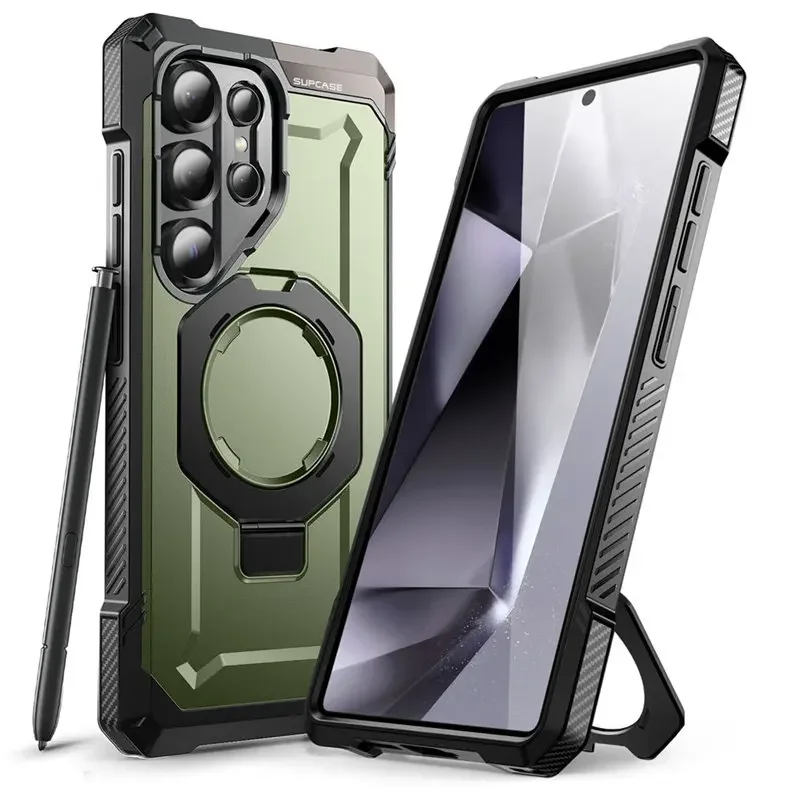 SUPCASE UB Grip Anti-Scratch Heavy Duty Rugged Magnetic Phone Case with Kickstand
