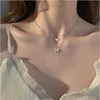Collier Double couche étoile lune pour femmes, couleur argent, breloque délicate en Zircon, chaîne ras du cou en acier inoxydable, bijoux, nouvelle mode
