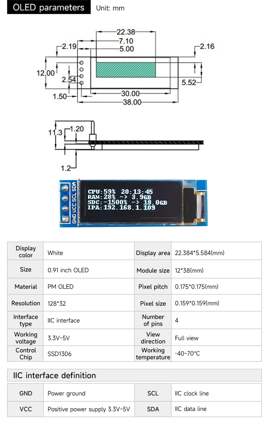 Jetson MINI Schutzhülle mit OLED-Lüfter, RGB, bunte Lichtleiste, unterstützt Jetson NANO/Orin NANO SUPER/Orin NX SUPER Board – Detail 25
