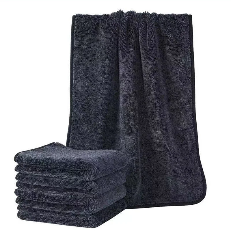 Ultra-Soft Double Layer Microfiber Cleaning Towel for Auto Detailing and Care