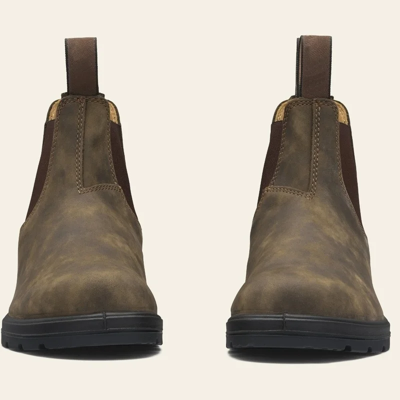 Retro Leather Boots Men Chelsea Boot Handmade Autumn Winter Shoes Casual Comfortable Unisex Ankle Boots Zapatos De Hombre