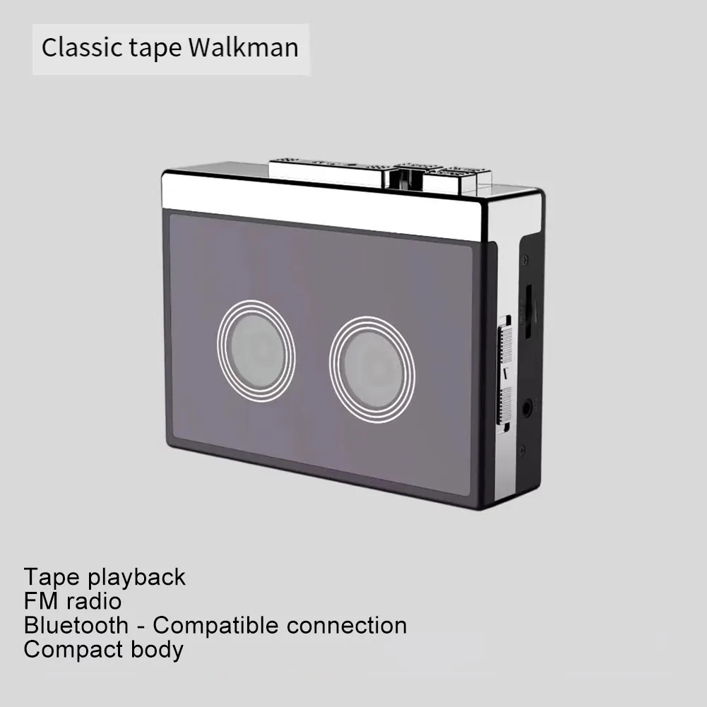Cassette Player Retro Bluetooth-compatible Tape Player With Automatic Flipping High Fidelity HIFI Stereo Audio Players