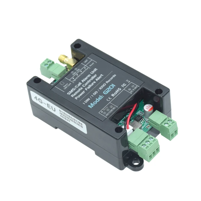 4G LTE Smart Gate Opener SMS Call Remote Control Relay Switch G201 Power Failure Alert For Sliding Swing Garage Door 3