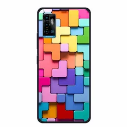 Marble Soft TPU Silicone Black Protector Case for ZTE Blade A31 (H02.CH.1)