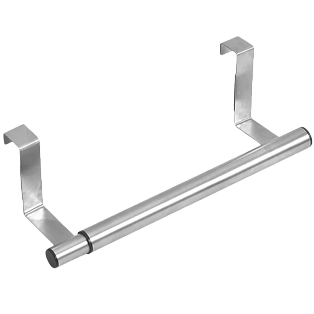 

No Punching Telescopic Towel Rack Storage Shelf Single Bars Stainless Steel Rod Racks