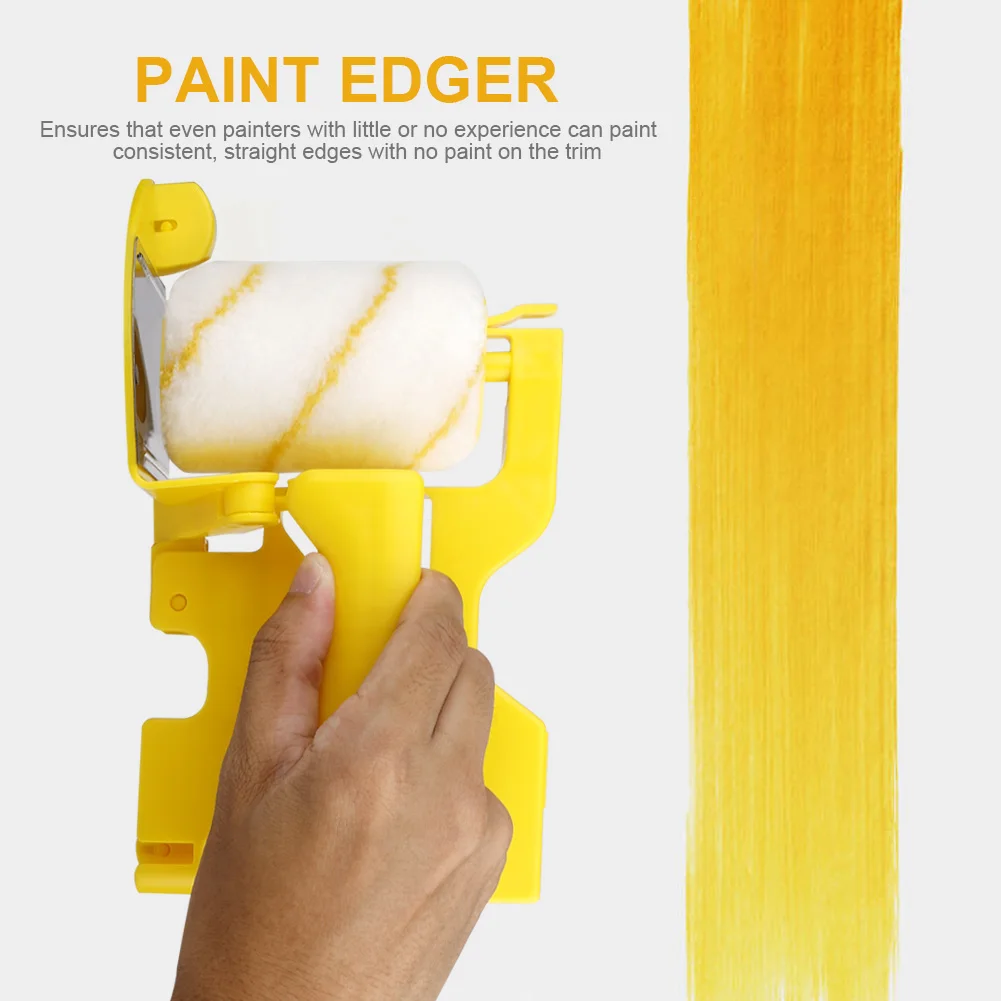 Paint Edge Roller Brush Handheld Clean Cut Paint Edge Combination Kit for  Room Wall Ceiling Indoor Outdoor Painting