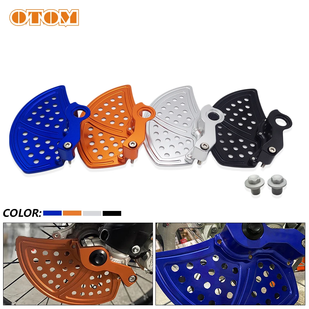 

OTOM 22mm Axle CNC Front Brake Disc Rotor Guard Protection Cover For KEWS K16 K18 K20 HENGJIAN Motocross Motorcycle Accessories