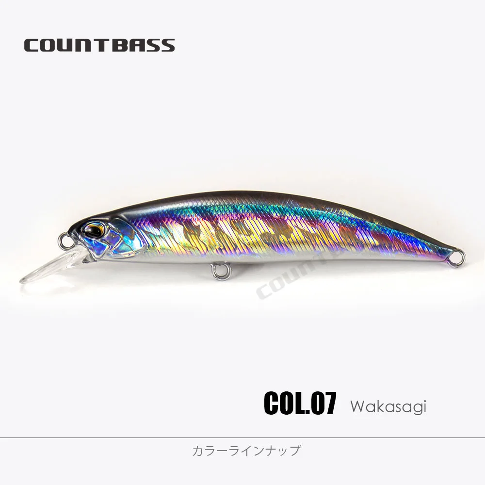 COUNTBASS Premium Sinking Minnow Hard Baits Fishing Lures Wobblers Crankbaits Perch Leurre