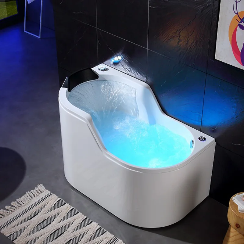 

acrylic intelligent constant temperature massage bathtub engineering hotel home indoor independent surfing bathtub