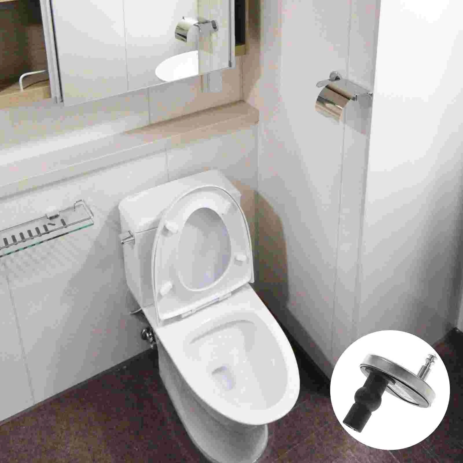 2 Pcs Stainless Steel Toilet Seat Hardware Hinges Cover Bolts Toilet Lid Accessories Seats Fixing Bathroom Fixture