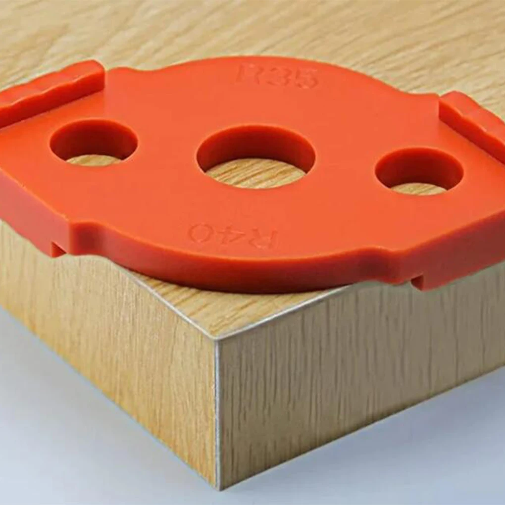 

2set Precision Woodworking Corner Routing Templates Easy And Efficient Widely Used Easy To Ergonomic orange